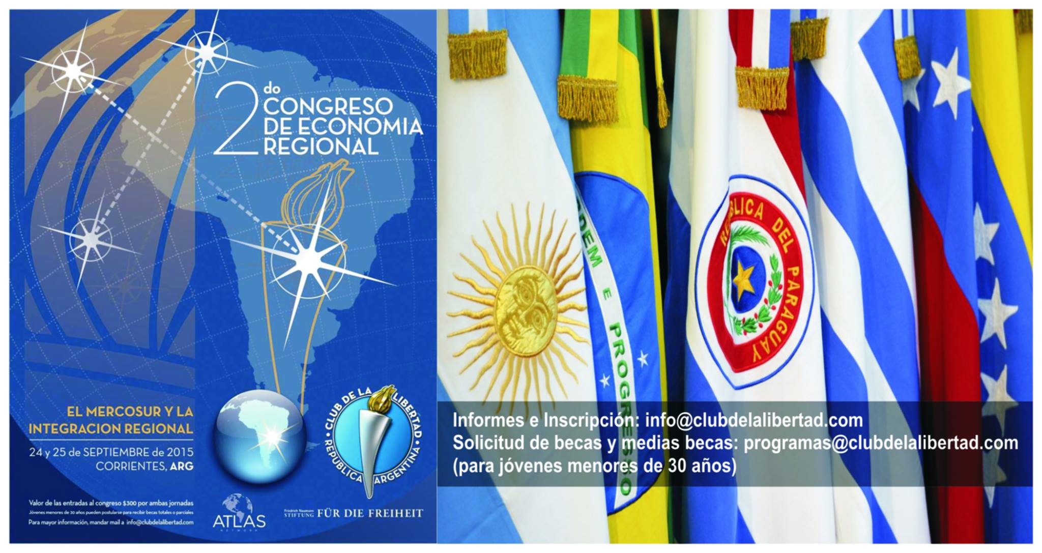 En este momento estás viendo 2do. Congreso de Economía Regional – Mercosur y la Integración Regional