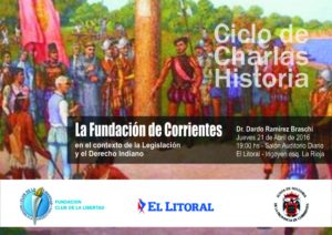 Lee más sobre el artículo Charlas de Historia: La Fundación de Corrientes