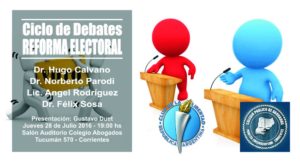 Lee más sobre el artículo Ciclo de Debates Reforma Electoral
