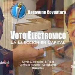 Desayuno Coyuntura: Voto Electrónico