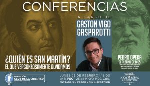 Lee más sobre el artículo Conferencia Homenaje del nacimiento del Gral. José de San Martín