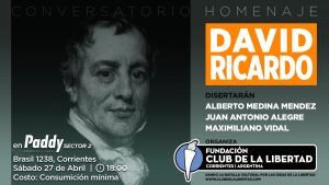 Lee más sobre el artículo Conversatorio Homenaje a David Ricardo
