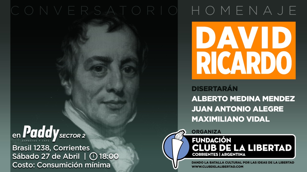 En este momento estás viendo Conversatorio Homenaje a David Ricardo