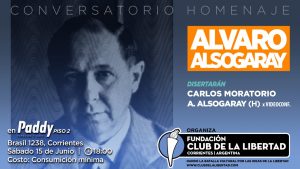 Lee más sobre el artículo Conversatorio Homenaje a Alvaro Alsogaray
