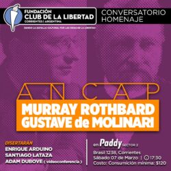 Homenaje al panel Ancap Rothbard-Molinari