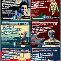 Conversando con el Club: Grilla de la semana