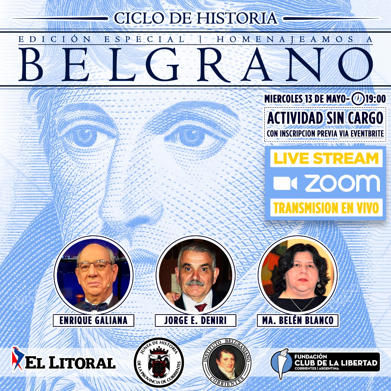 En este momento estás viendo Ciclo de Historia – Homenaje a Manuel Belgrano
