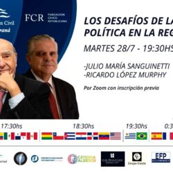 CONFERENCIA EXCLUSIVA – Los desafíos de la política en la región.