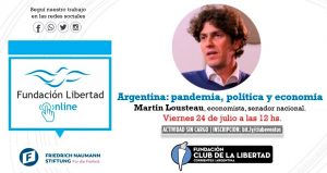Lee más sobre el artículo CONFERENCIA EXCLUSIVA – Argentina: Pandemia, política y economía