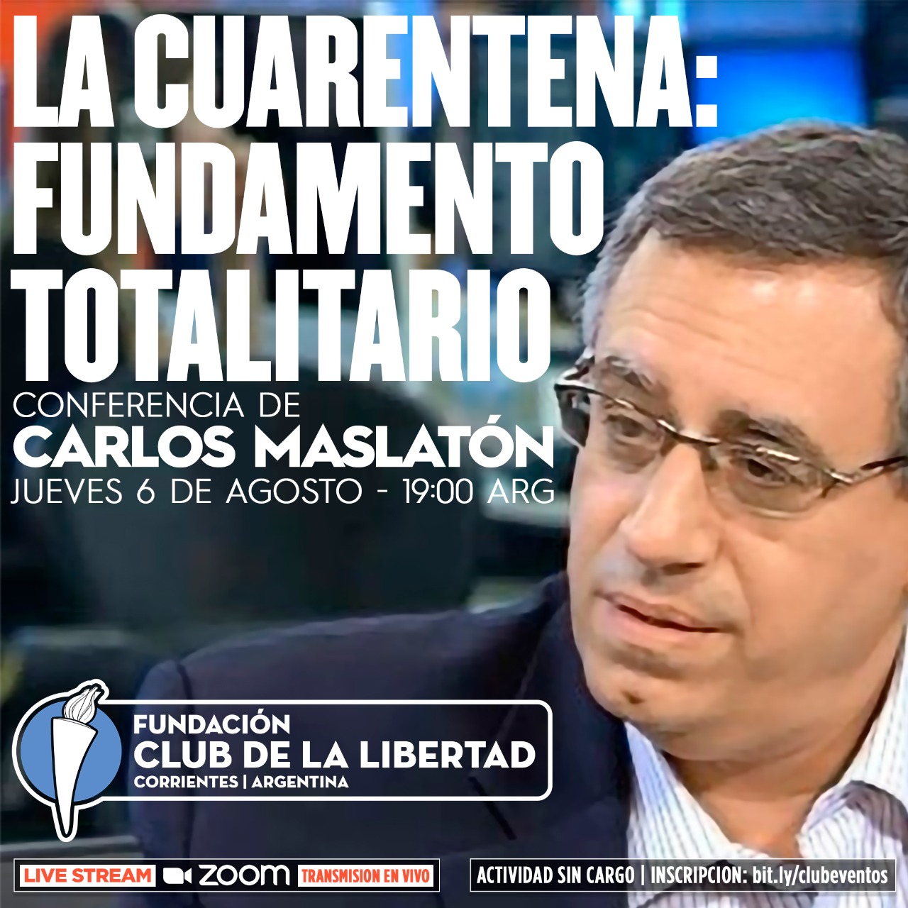 En este momento estás viendo CONFERENCIA EXCLUSIVA – La Cuarentena: Fundamento Totalitario.