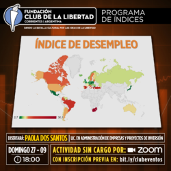 PROGRAMA DE INDICES – INDICE DE DESEMPLEO