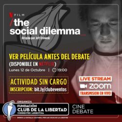 CICLO CINE DEBATE – THE SOCIAL DILEMMA