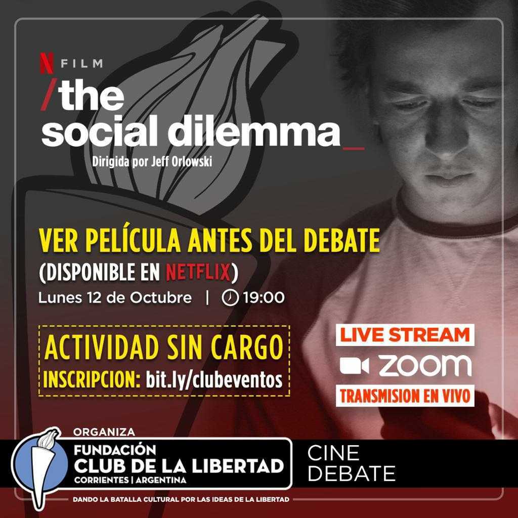 En este momento estás viendo CICLO CINE DEBATE – THE SOCIAL DILEMMA