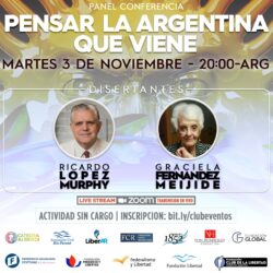 CONFERENCIA EXCLUSIVA – PENSAR LA ARGENTINA QUE VIENE