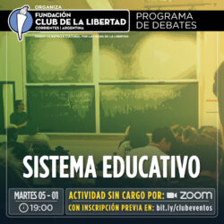 PROGRAMA DE DEBATE – SISTEMA EDUCATIVO