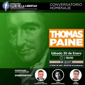 Lee más sobre el artículo Crónica  «conversatorio homenaje Thomas Paine»