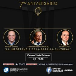 Conferencia 7mo Aniversario Fundación Club de la Libertad