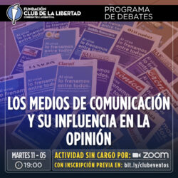 Programa de debate: “Los medios de comunicación y su influencia en la opinión publica”