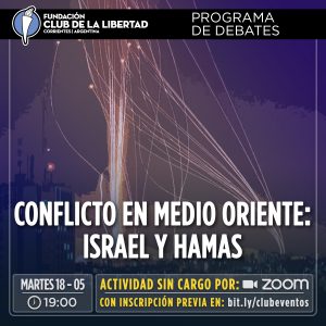 Lee más sobre el artículo Programa de debate: “Conflicto en medio oriente: Israel y Hamás”