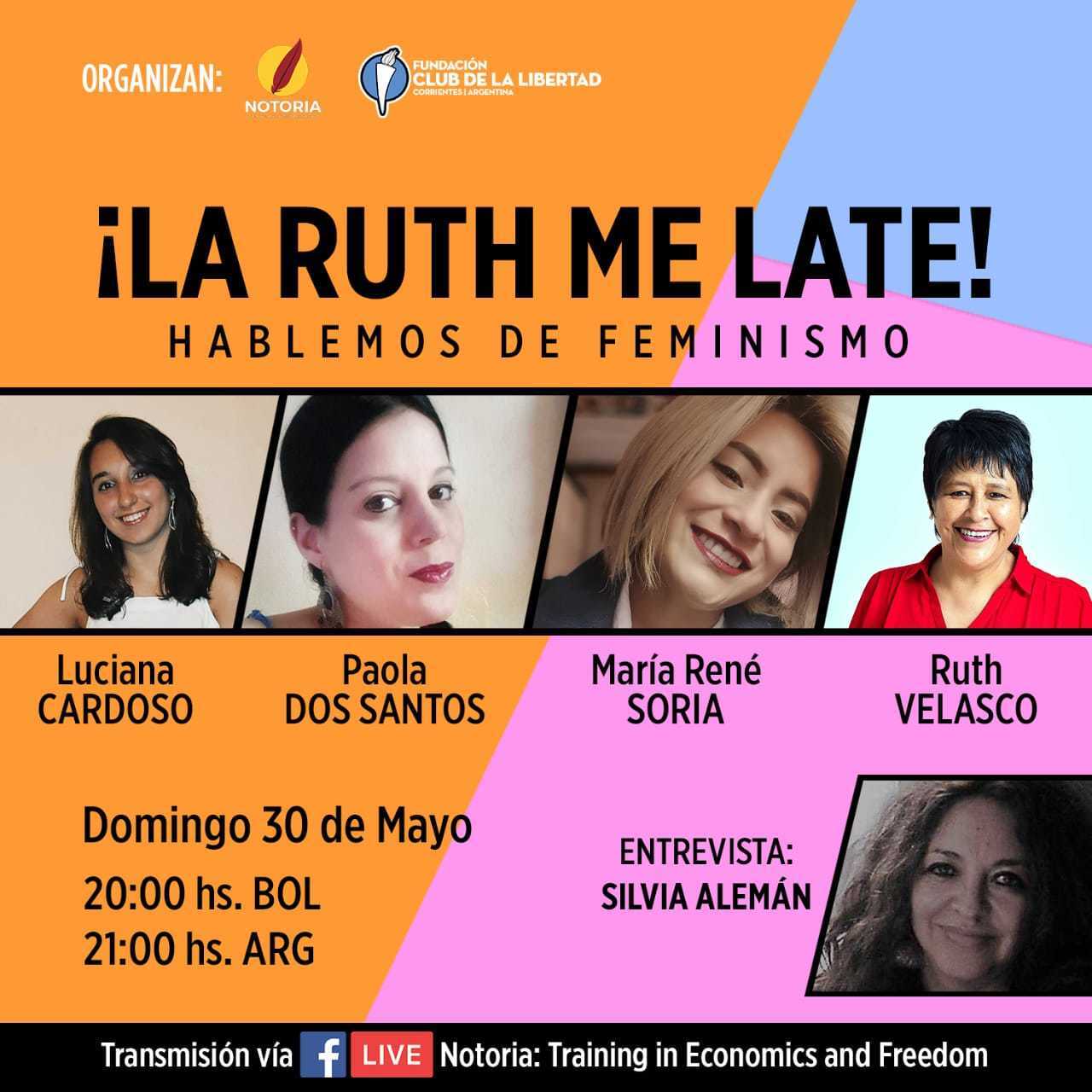 En este momento estás viendo ¡La Ruth me late!: Hablemos de Feminismo