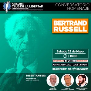 Lee más sobre el artículo Conversatorio homenaje: Bertrand Russell