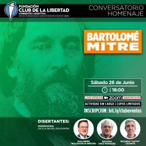 Lee más sobre el artículo Conversatorio homenaje: Bartolomé Mitre