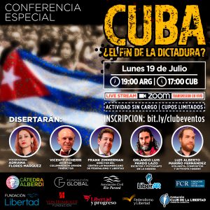 Lee más sobre el artículo Ciclo de eventos colaborativos: “Cuba ¿El fin de la dictadura?”