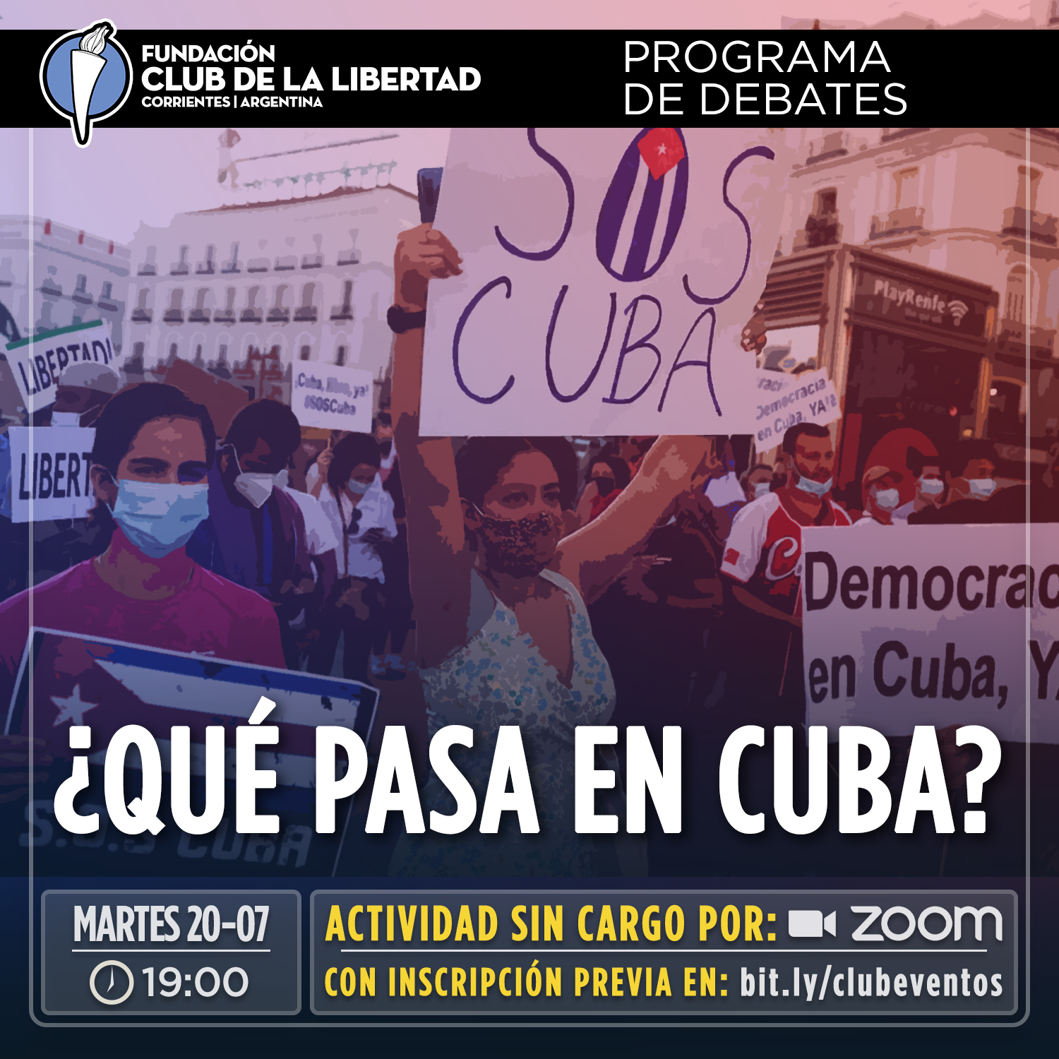 En este momento estás viendo Programa de debate: ¿Qué pasa en Cuba?