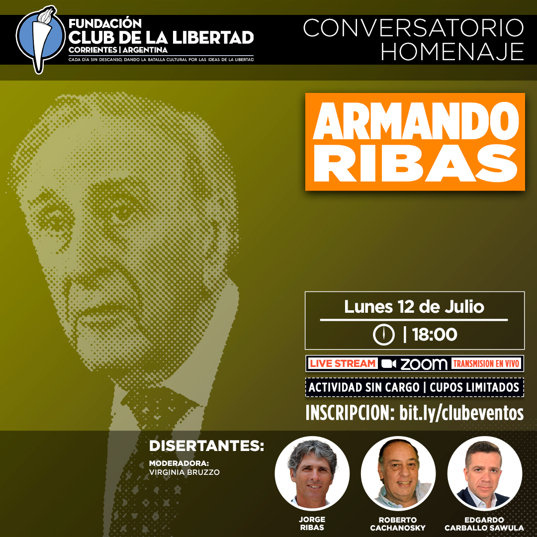 En este momento estás viendo Conversatorio homenaje: Armando Ribas