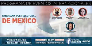 Lee más sobre el artículo Conferencia exclusiva: Panorama postelectoral de México